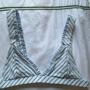 Tularosa Striped Bikini Top